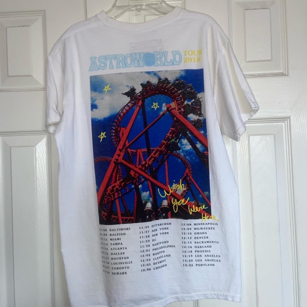 Travis Scott Astroworld Rollercoaster Tee